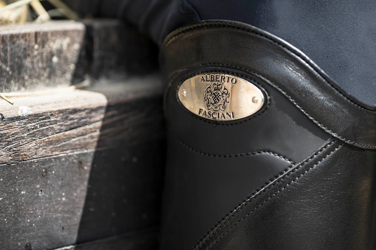 Alberto Fasciani Urbino Plaque Springstiefel in Schwarz – Ansicht 4