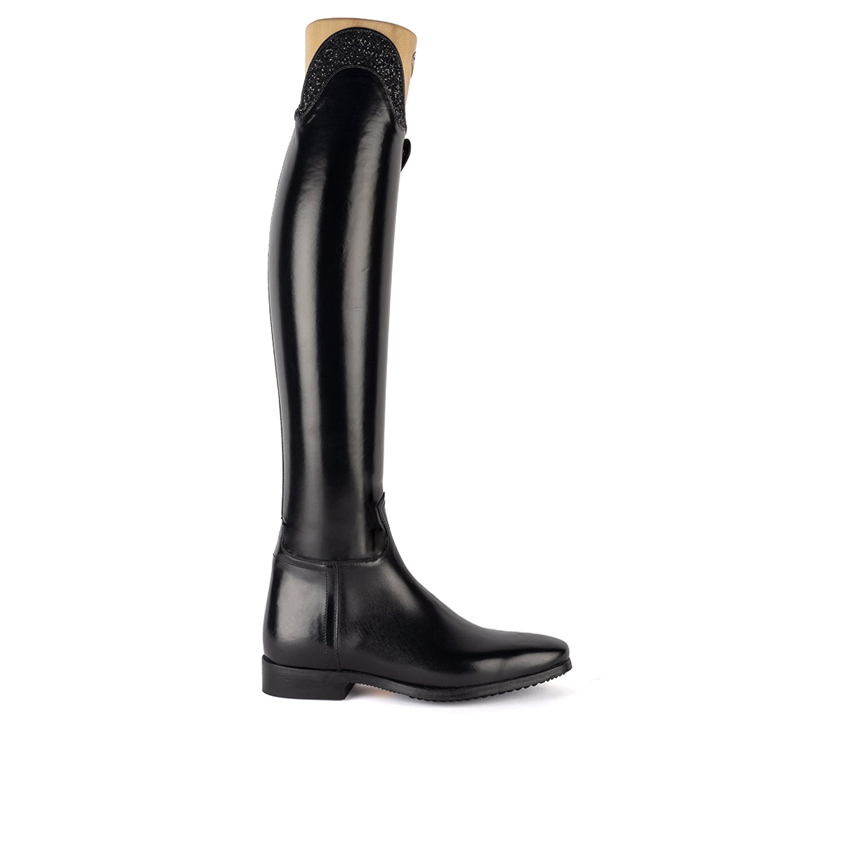 Alberto Fasciani Vienna 31044 Dressurstiefel in Schwarz mit schwarzem Strass