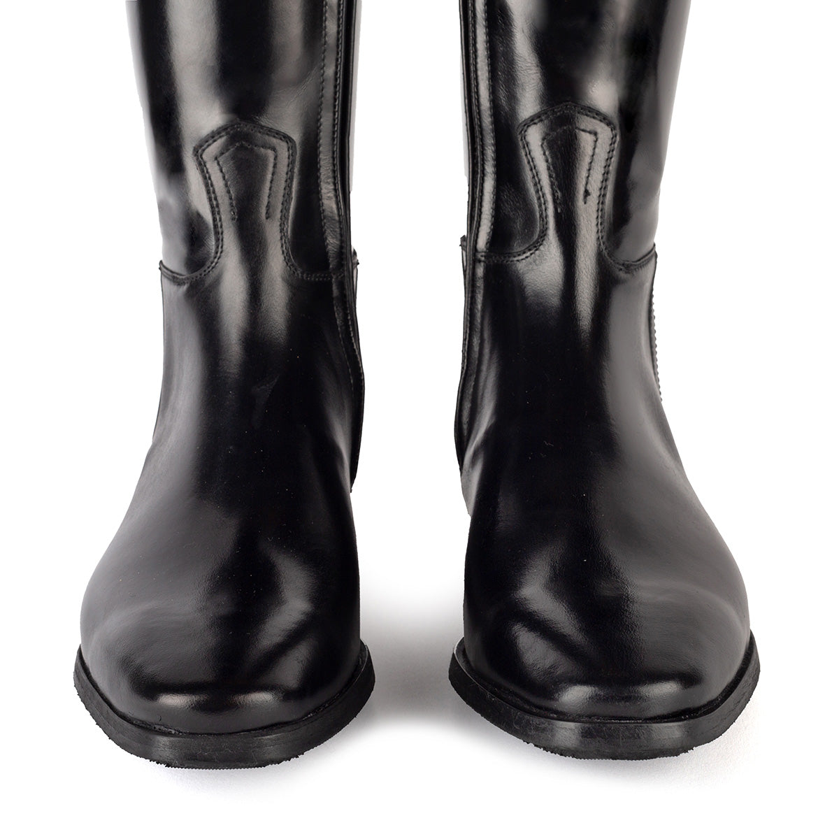 Alberto Fasciani Vienna 31044 Dressurstiefel in Schwarz mit schwarzem Strass – Ansicht 6