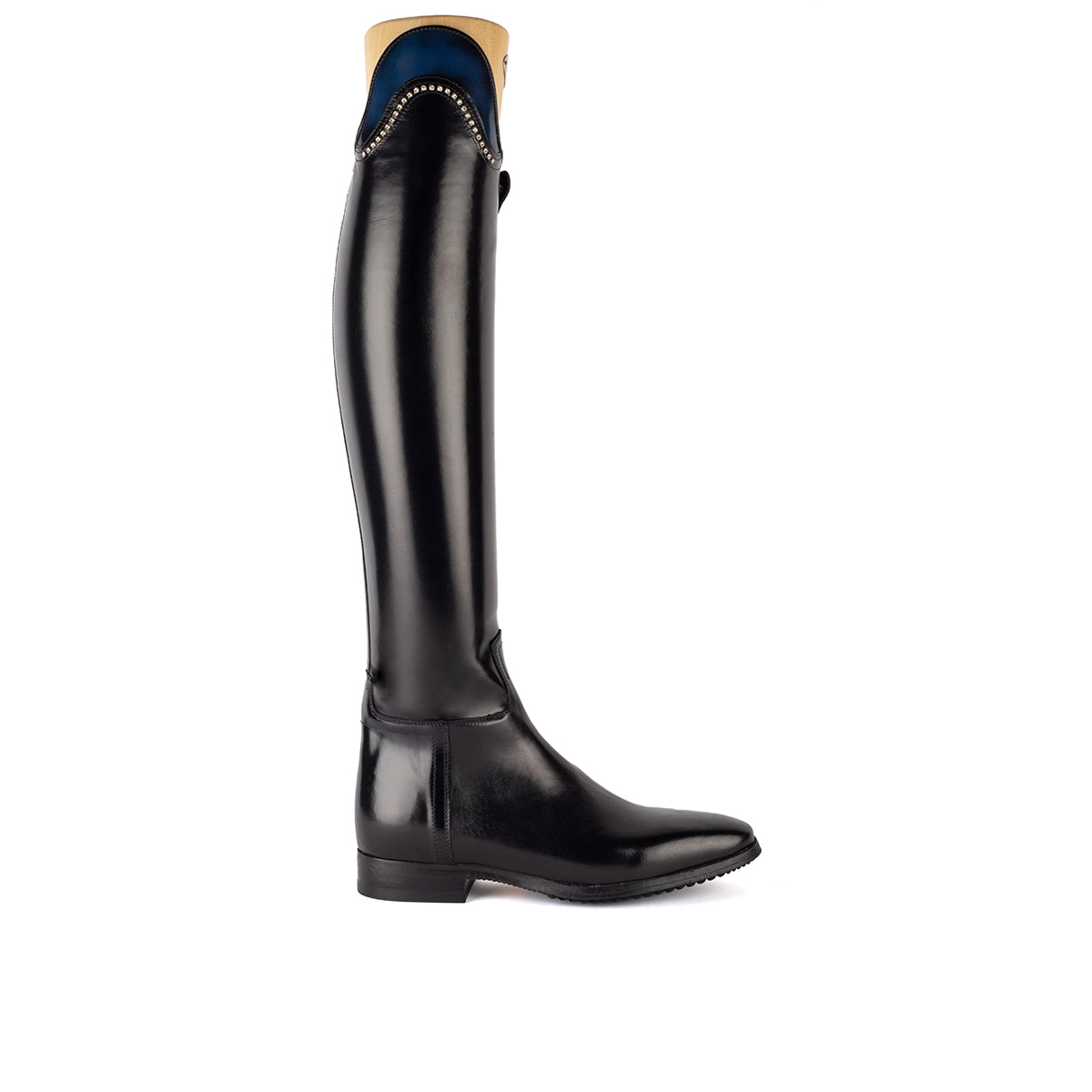 Alberto Fasciani Vienna 31046 Dressurstiefel in Schwarz mit Navy-Top