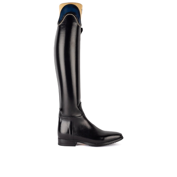 Alberto Fasciani Vienna 31046 Dressurstiefel in Schwarz mit Navy-Top