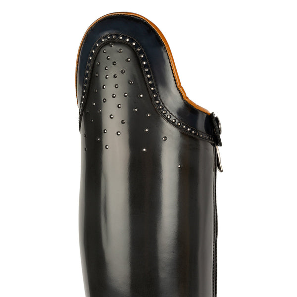 Alberto Fasciani Vienna 31048 Dressurstiefel in Schwarz mit Cordoba Blue – Ansicht 4