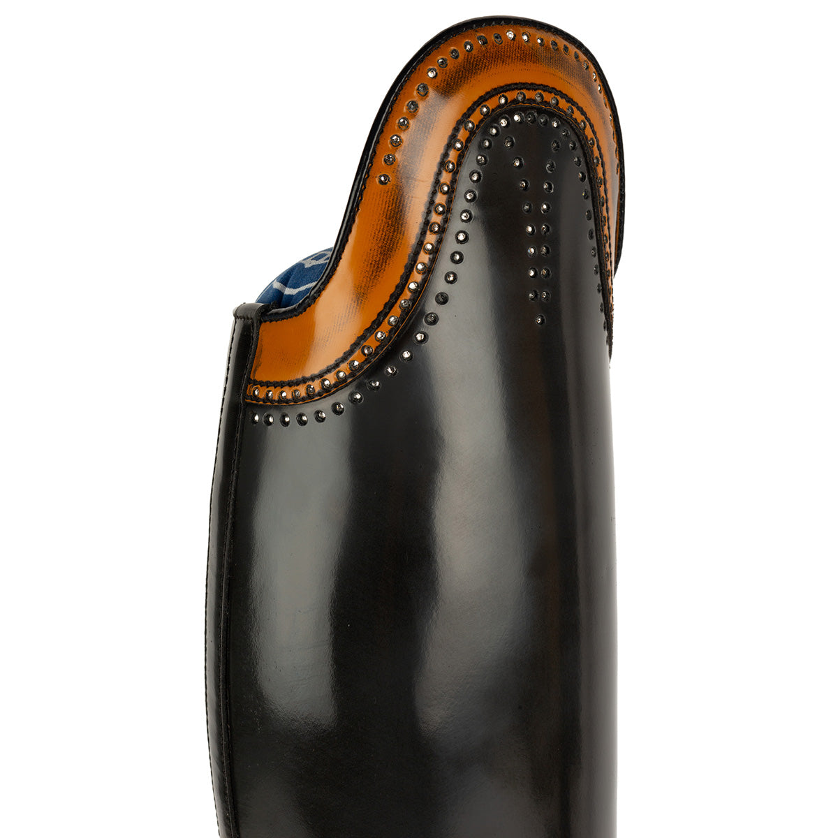 Alberto Fasciani Vienna 31049 Dressurstiefel in Schwarz mit Cordoba Orange – Ansicht 4