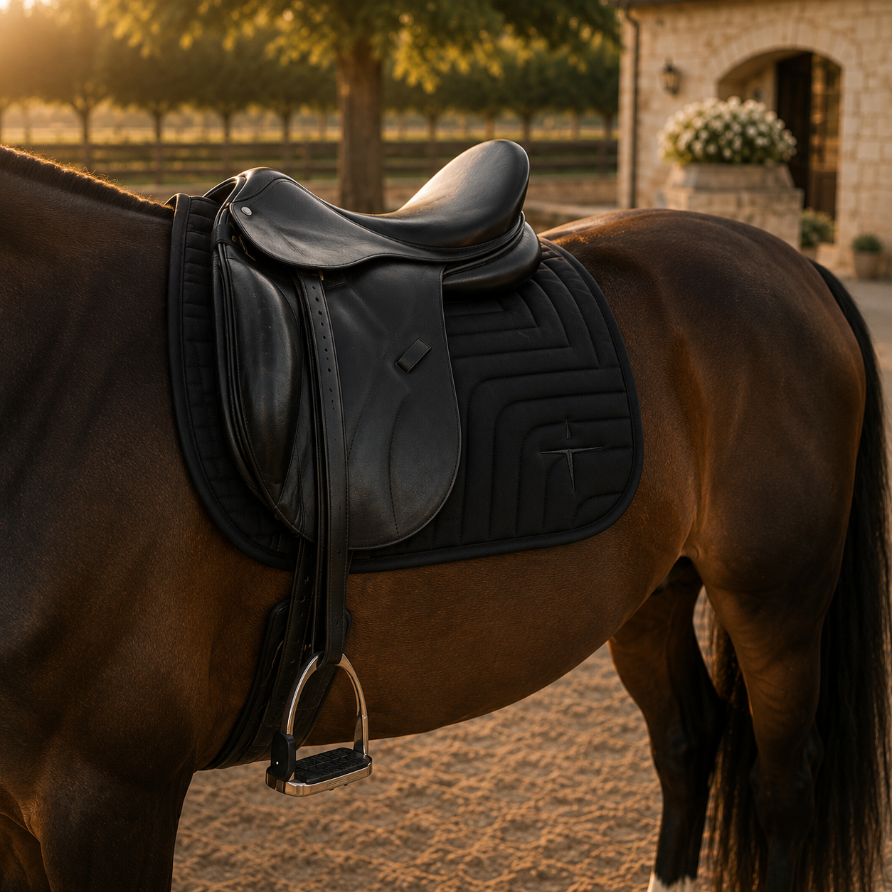 Trolle Echolight Saddle Pad Jump - Black