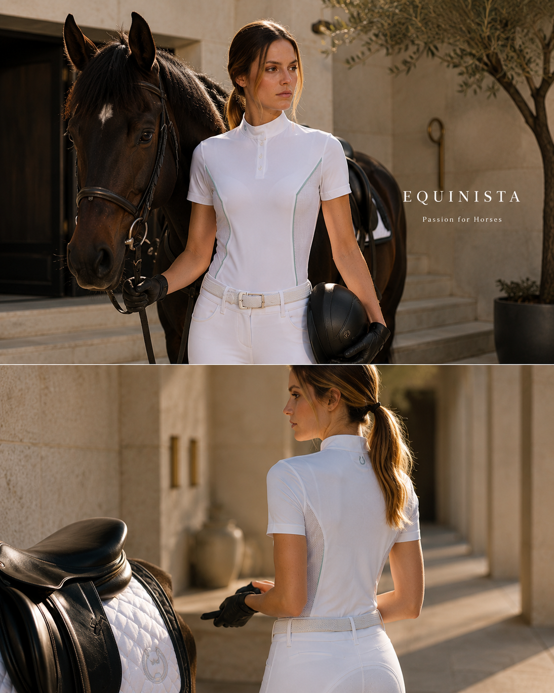 Cavalleria Toscana Jersey Competition Polo Perforated