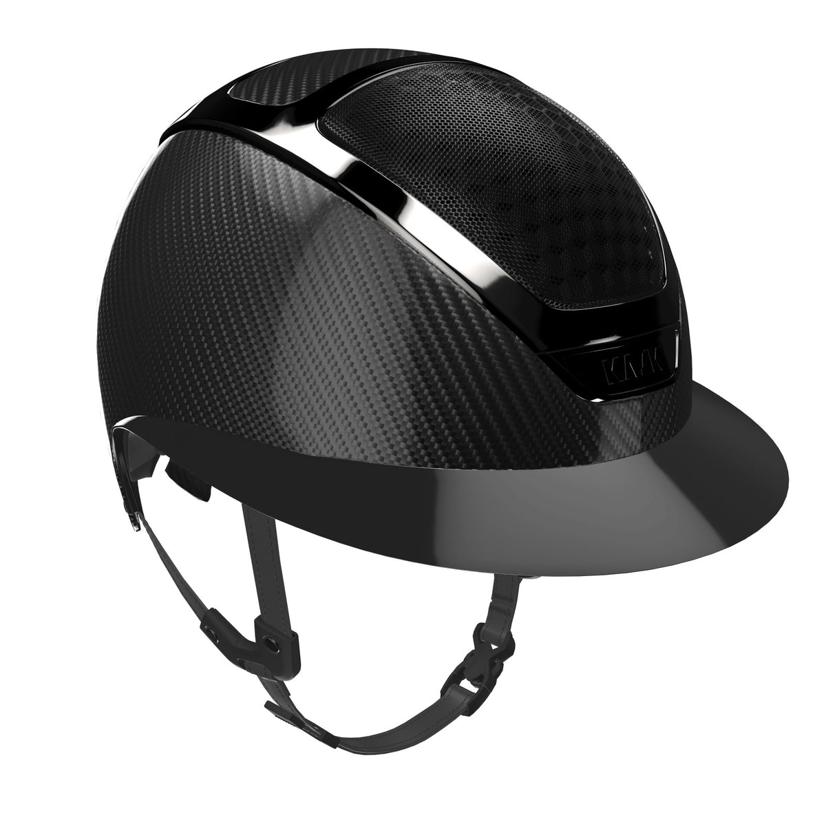 KASK Star Lady Carbon Shine Reithelm in Schwarz mit Carbon-Schale