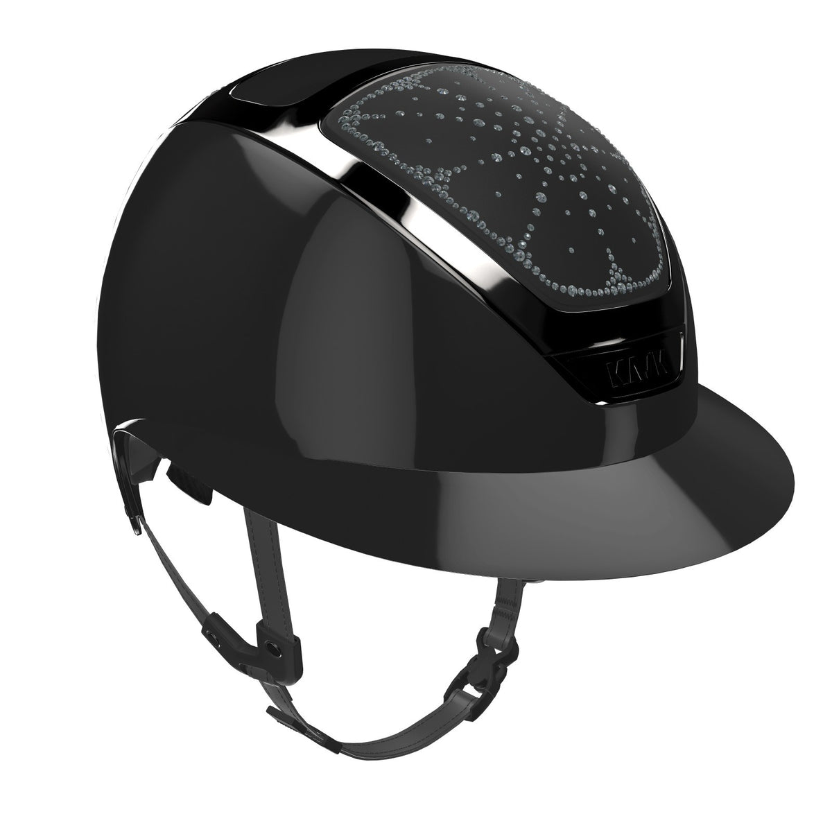 KASK Star Lady Reithelm mit Swarovski® Riviera in Schwarz / Diamond