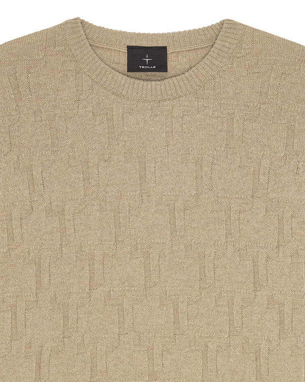 Trolle Sweater Merino Cashmere Damen Sand