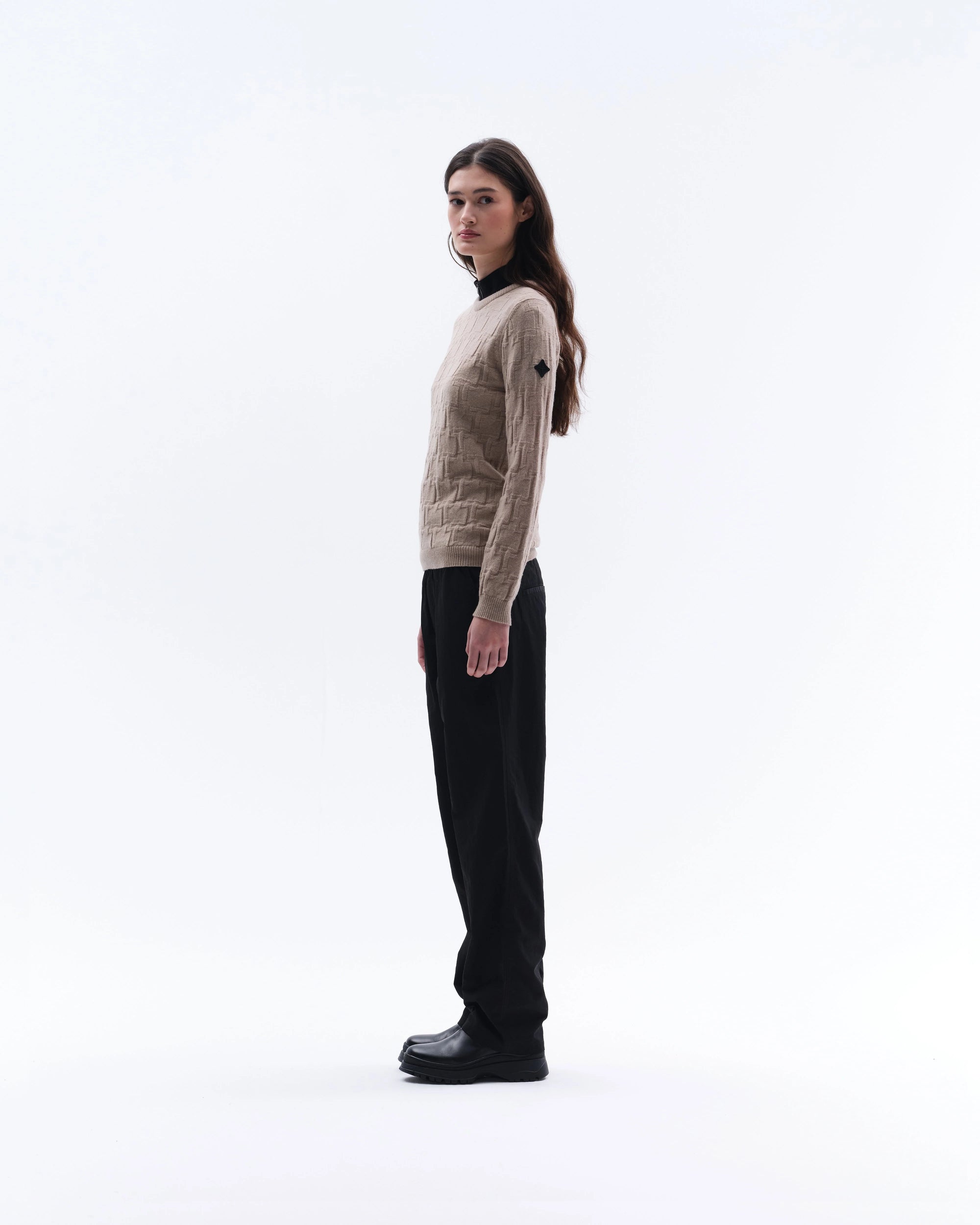 Trolle Sweater Merino Cashmere Damen Sand