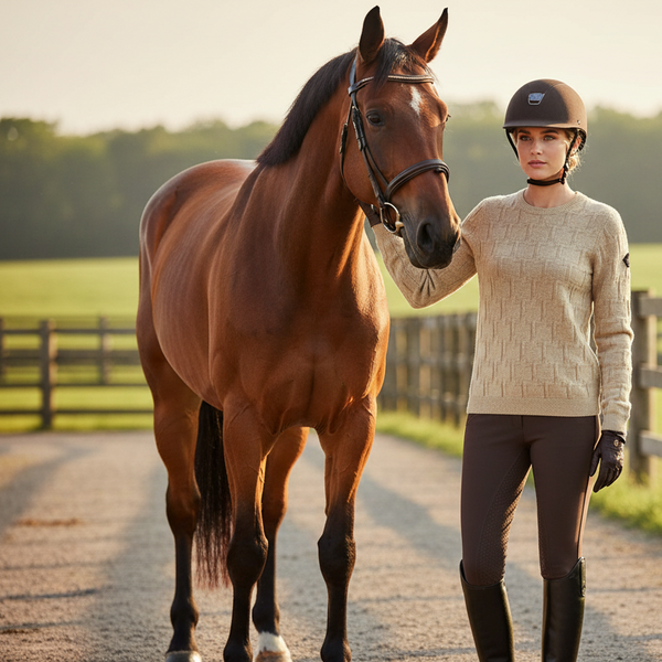Trolle Sweater Merino Cashmere Damen Sand