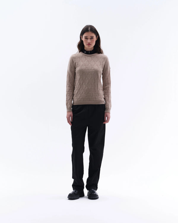 Trolle Sweater Merino Cashmere Damen Sand