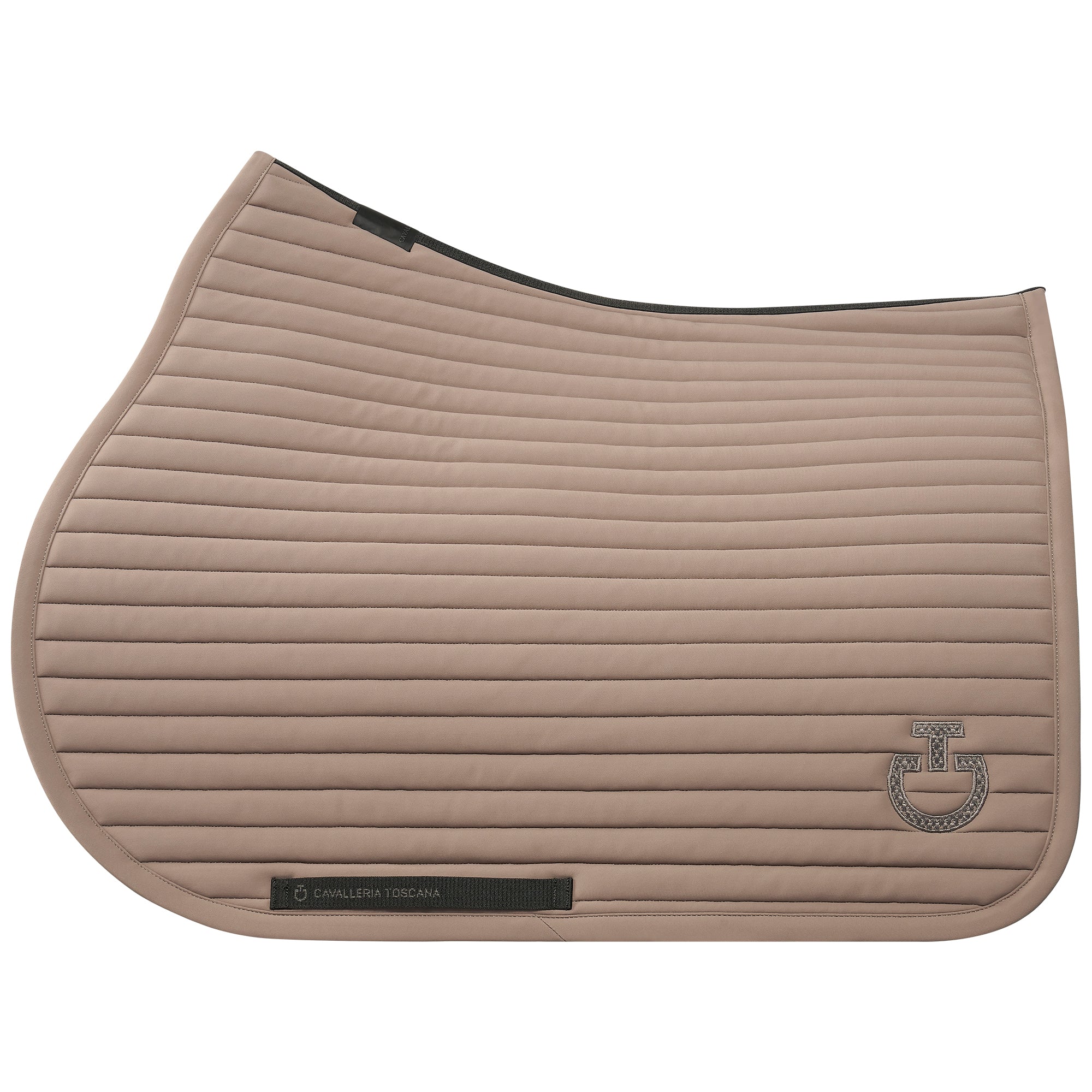 All-Over Embroidery Dressage Saddle Pad Pony Taupe