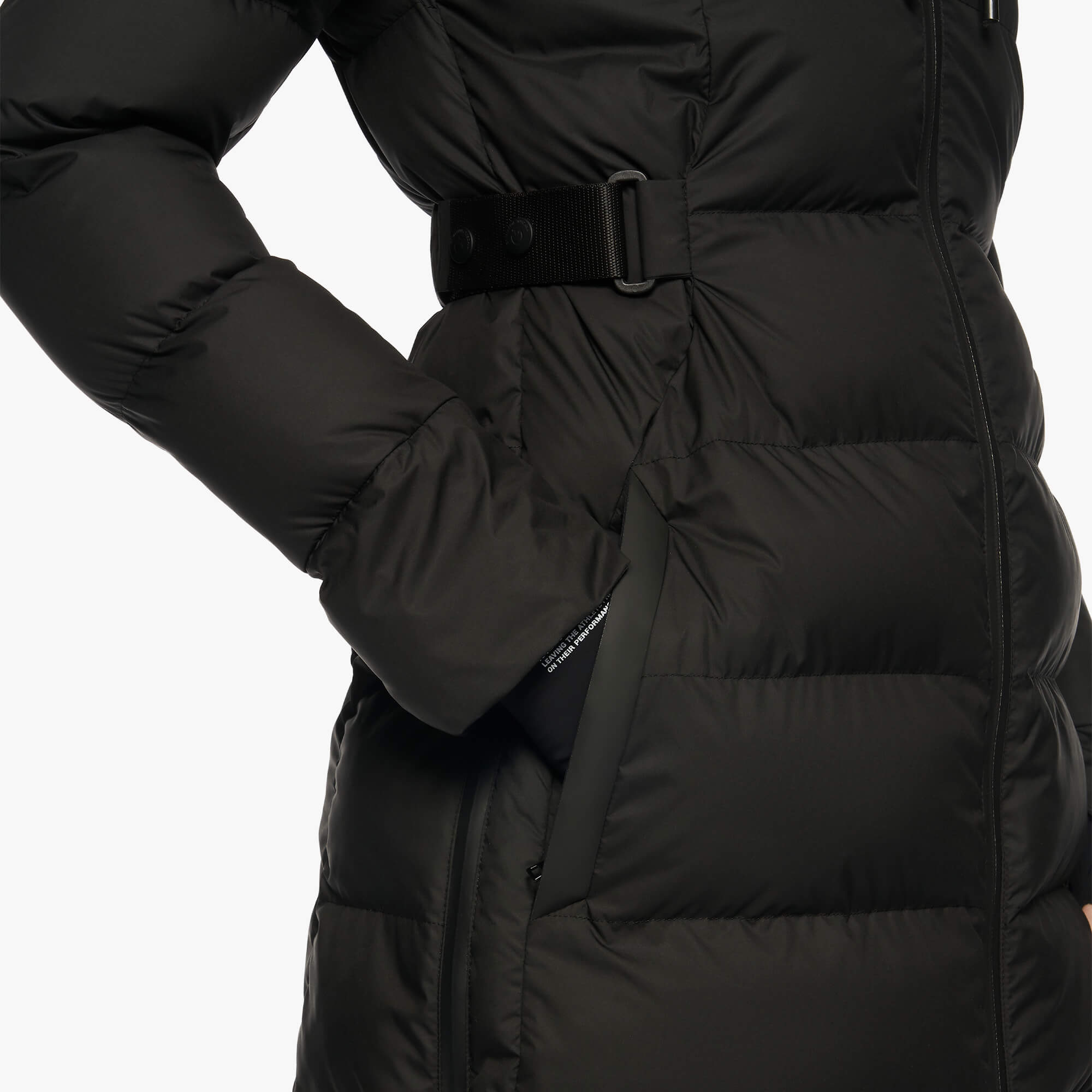 Women's down jacket with extra warm technology