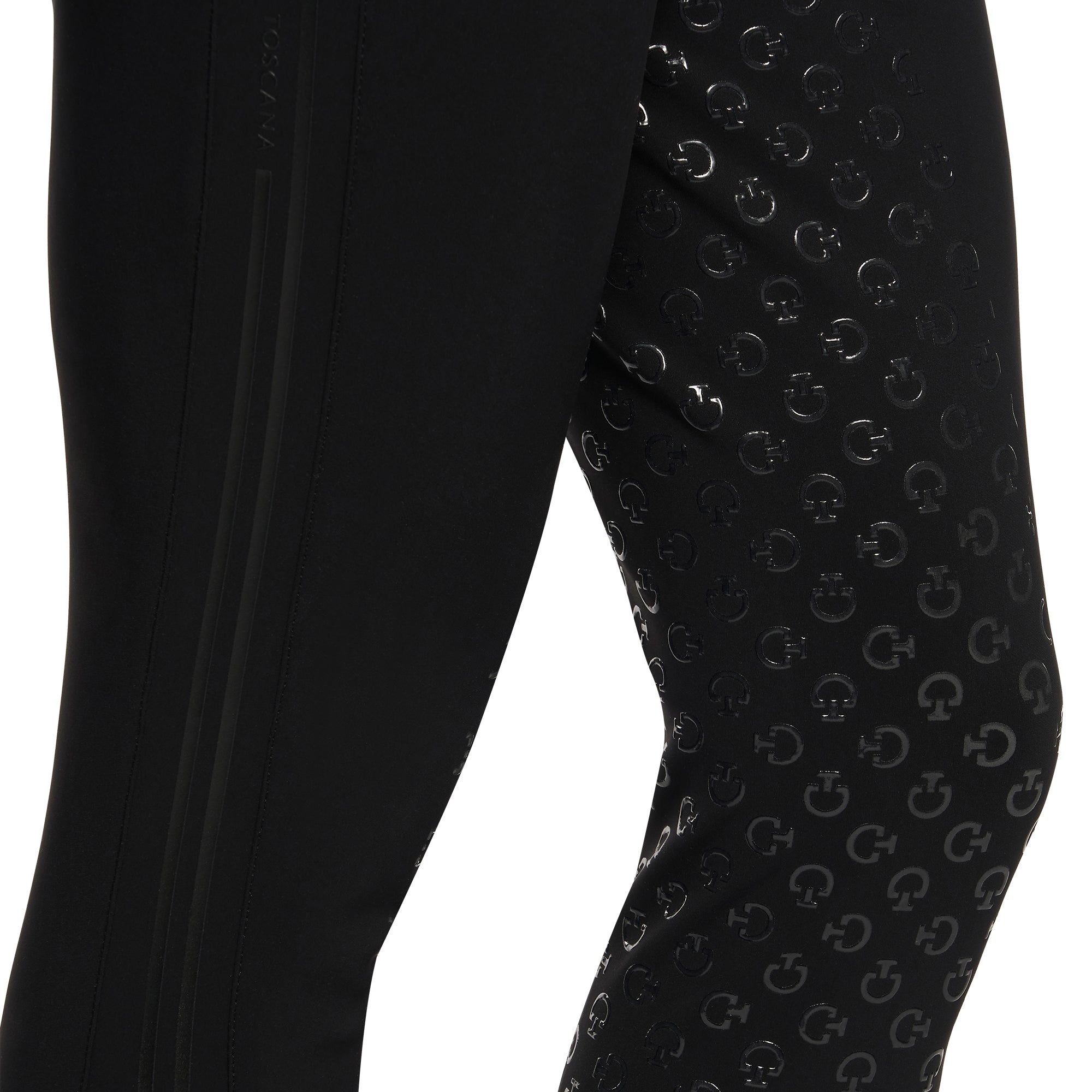 CT embossed silicone stripe breeches