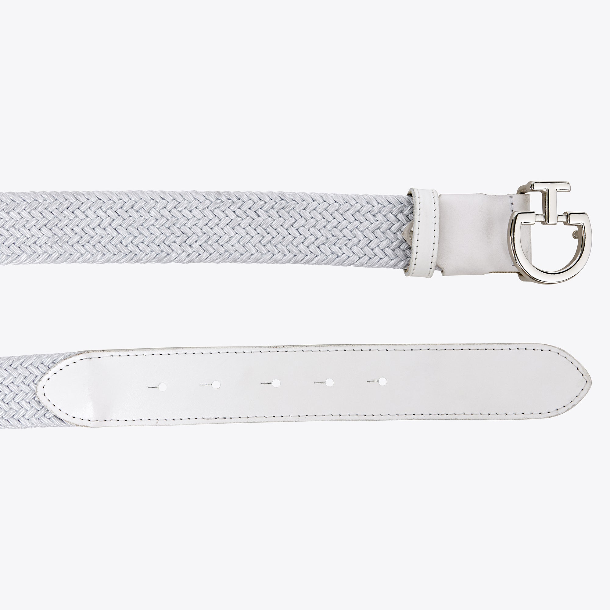 Women’s belt “Clasp White/Knit”