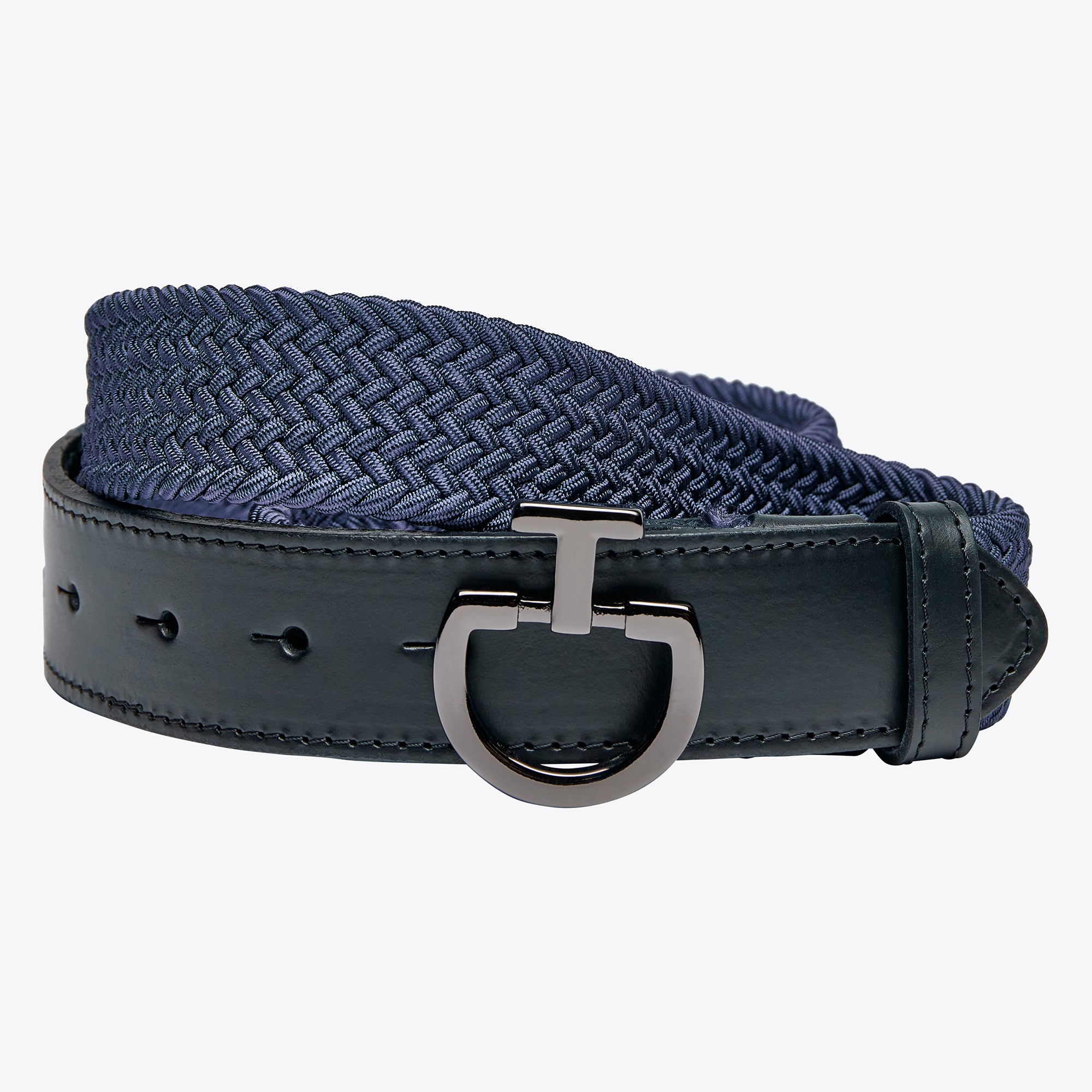 Men’s belt “Clasp Atlantic Blue/Black”