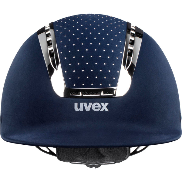 UVEX SUXXEED DELIGHT in navy blau/silber,Frontansicht