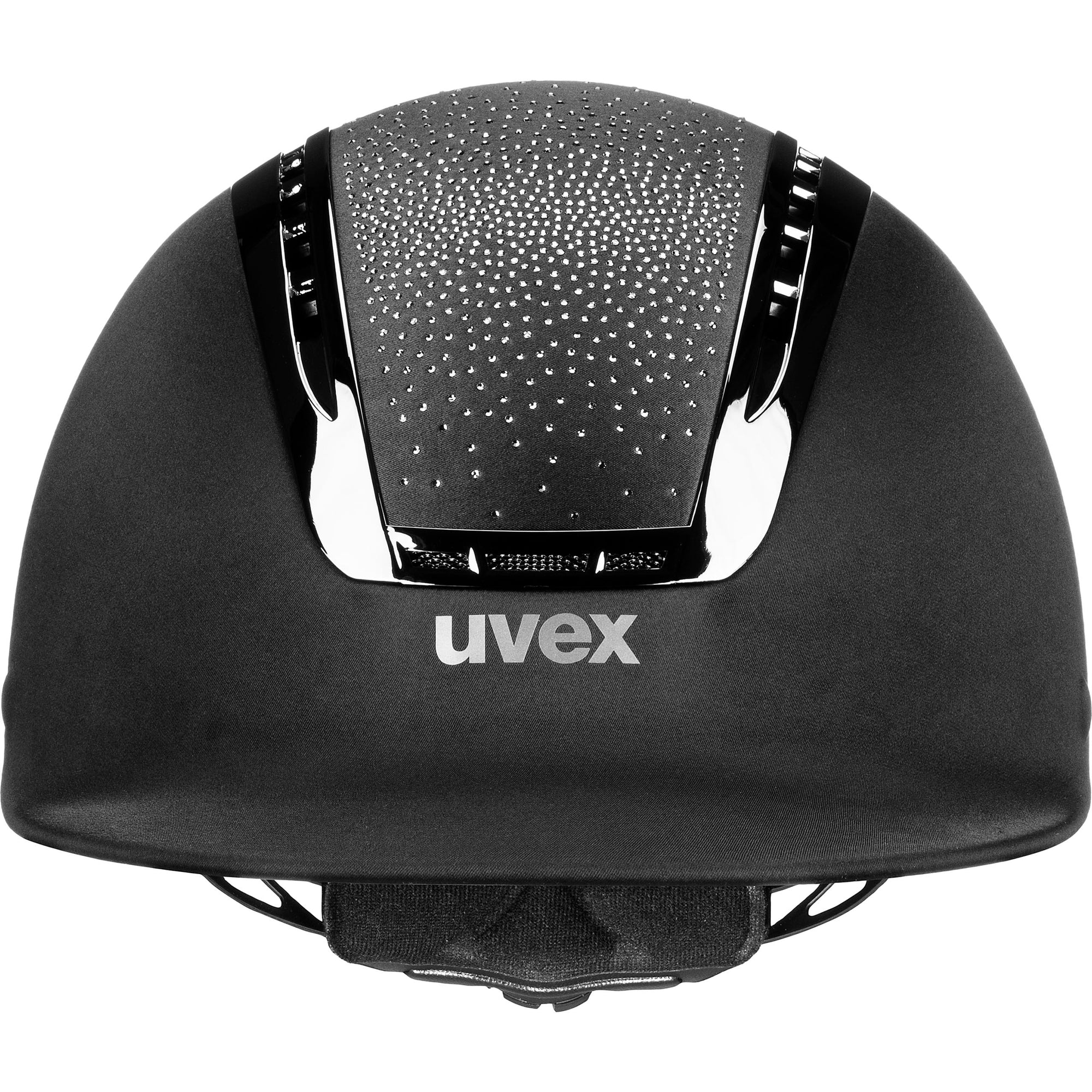 UVEX SUXXEED JEWEL in schwarz/schwarz, Frontansicht
