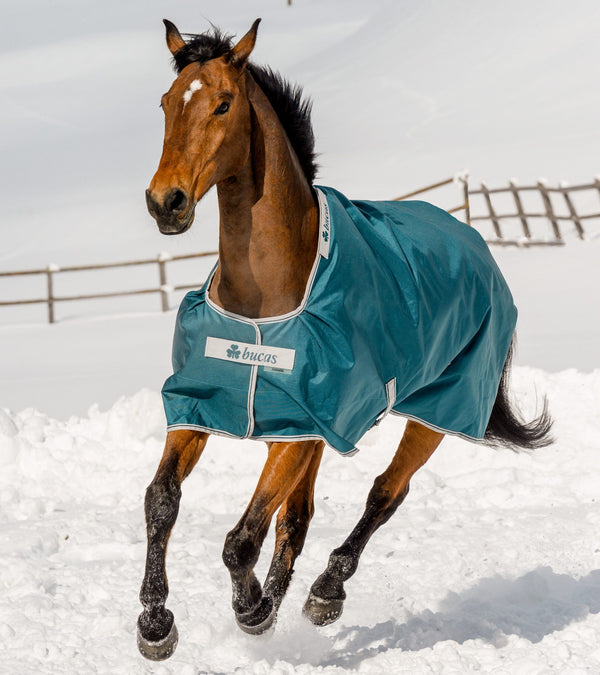 Pferdedecke Bucas Atlantic Turnout in Grün 200g