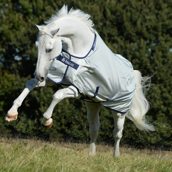 Hält das Pferd bei nassem und kaltem Wetter warm und trocken. Trocknet das Pferd auch, wenn es nass ist.