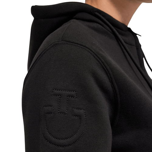CAVALLERIA TOSCANA DAMEN SWEATSHIRT AUS BAUMWOLLE MIT REISSVERSCHLUSS