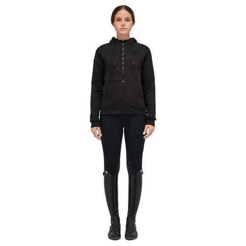 CAVALLERIA TOSCANA DAMEN SWEATSHIRT AUS BAUMWOLLE MIT REISSVERSCHLUSS