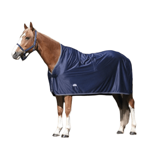 EQUITHÈME HIGH NECK MICROFLEECE DECKE BLAU