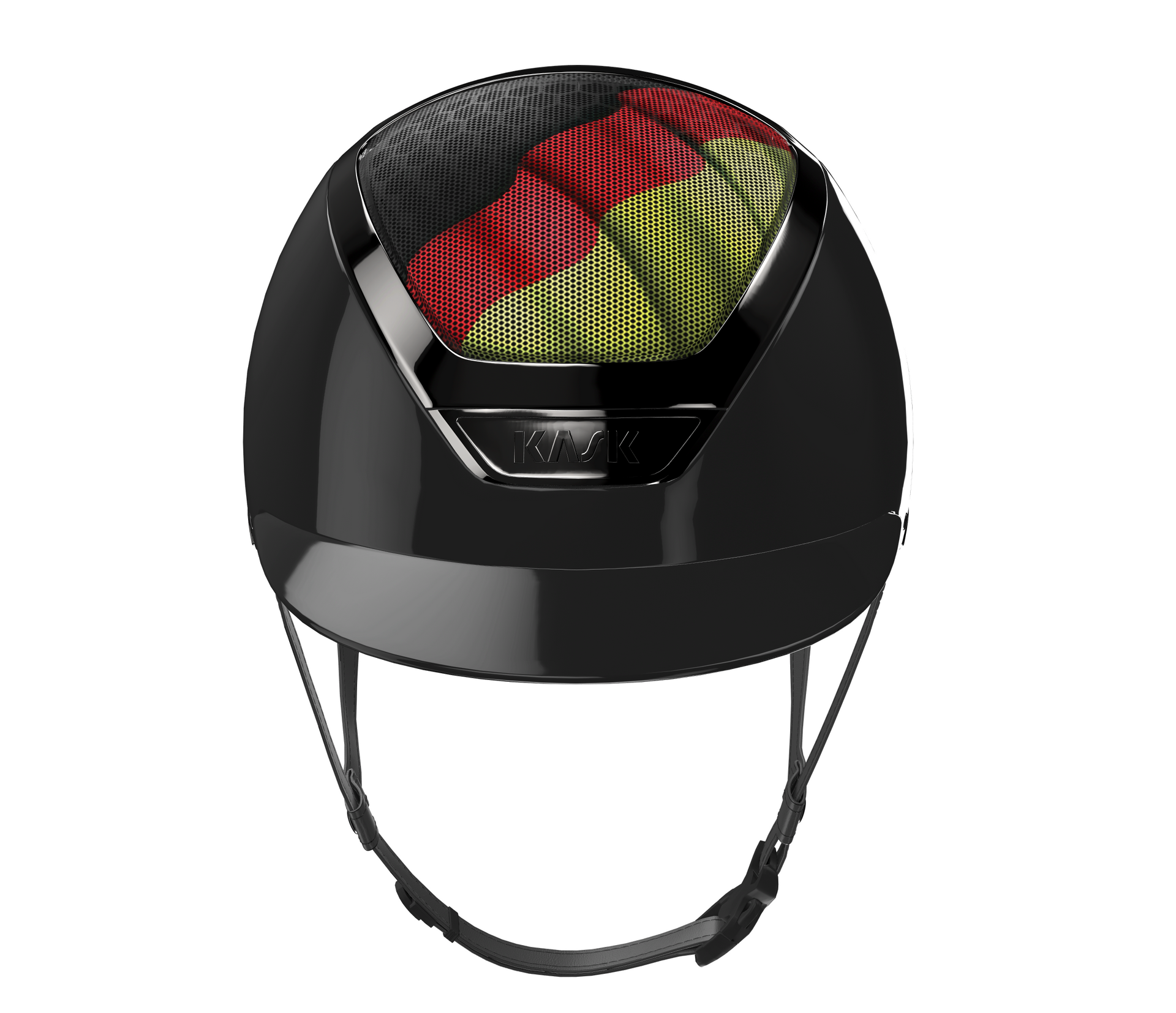 deutsche fahrradhelme KASK REITHELM DOGMA HUNTER mit wehender Deutschland Flagge