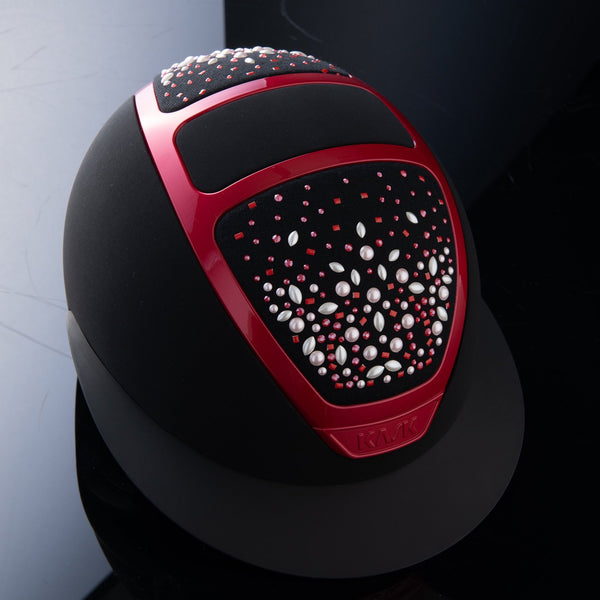 KASK SWAROVSKI PEARLS in cherry