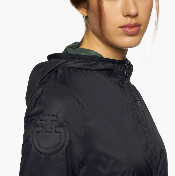 CAVALLERIA TOSCANA Lightweight Reversible Hooded Nylon Jacket
