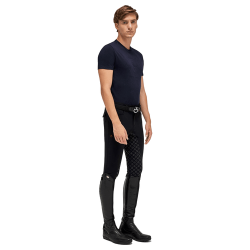 Cavalleria Toscana Jersey Piqué T-Shirt TSU060 CO080 7E00 Navy