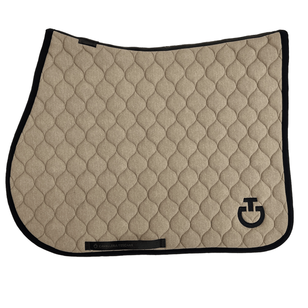 CAVALLERIA TOSCANA Circular Quilted Jersey Jumping Saddle Pad