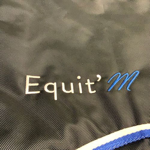 Pferde Boxenvorhang in blau von Equitheme