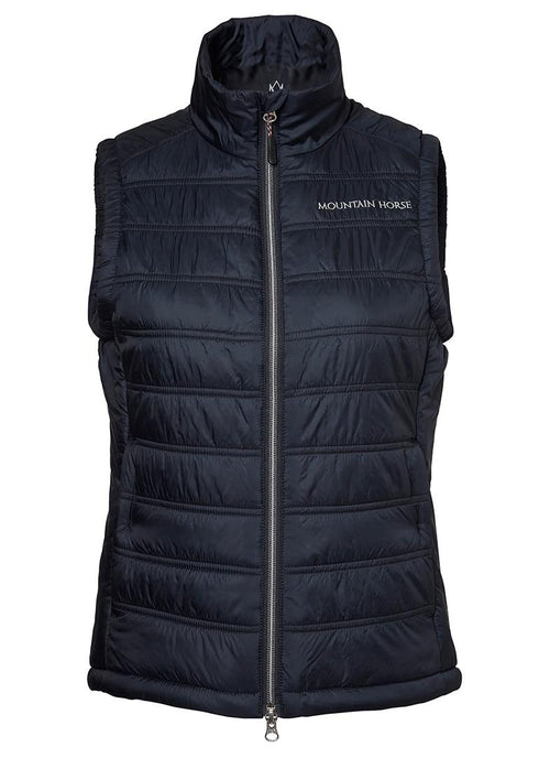 MOUNTAIN HORSE STAR VEST in navyblau, Frontansicht